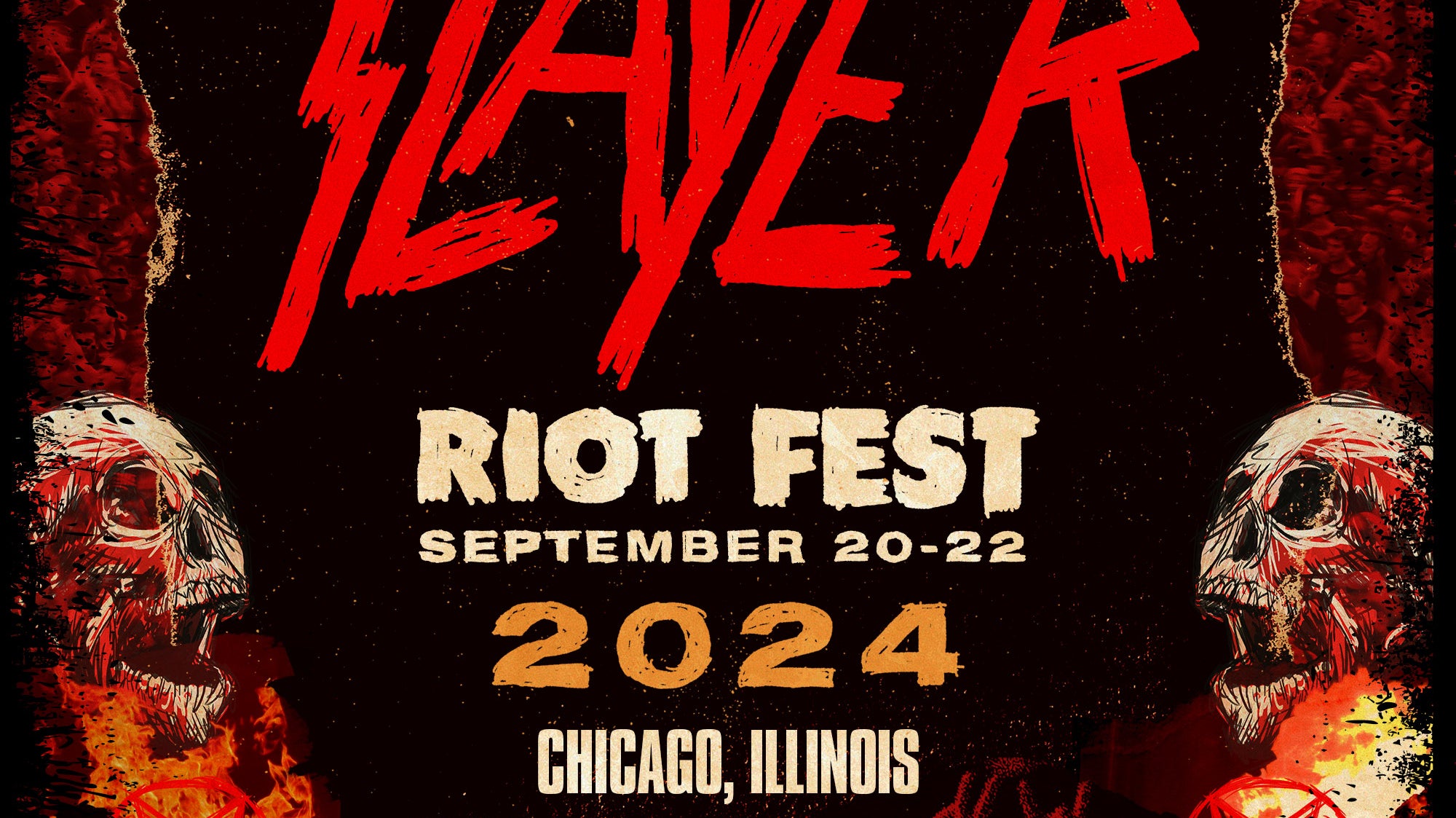 SLAYER at RIOT FEST 2024! Win a set of 3 day passes!