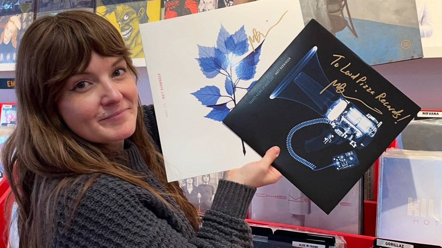 Matt Berninger from the National Signed LPs