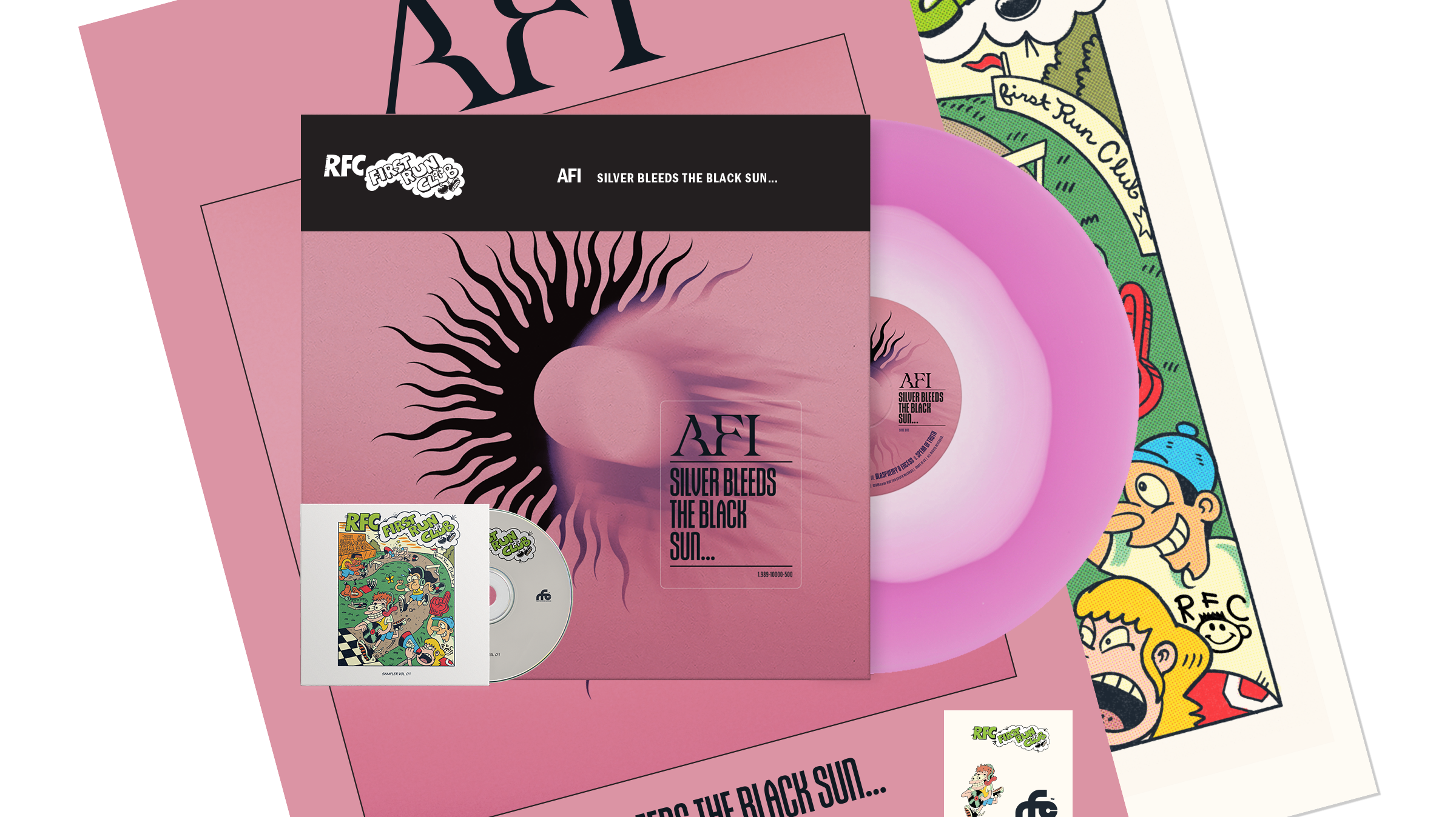AFI "Silver Bleeds the Black Sunβ¦" (First Pressing Club Edition)