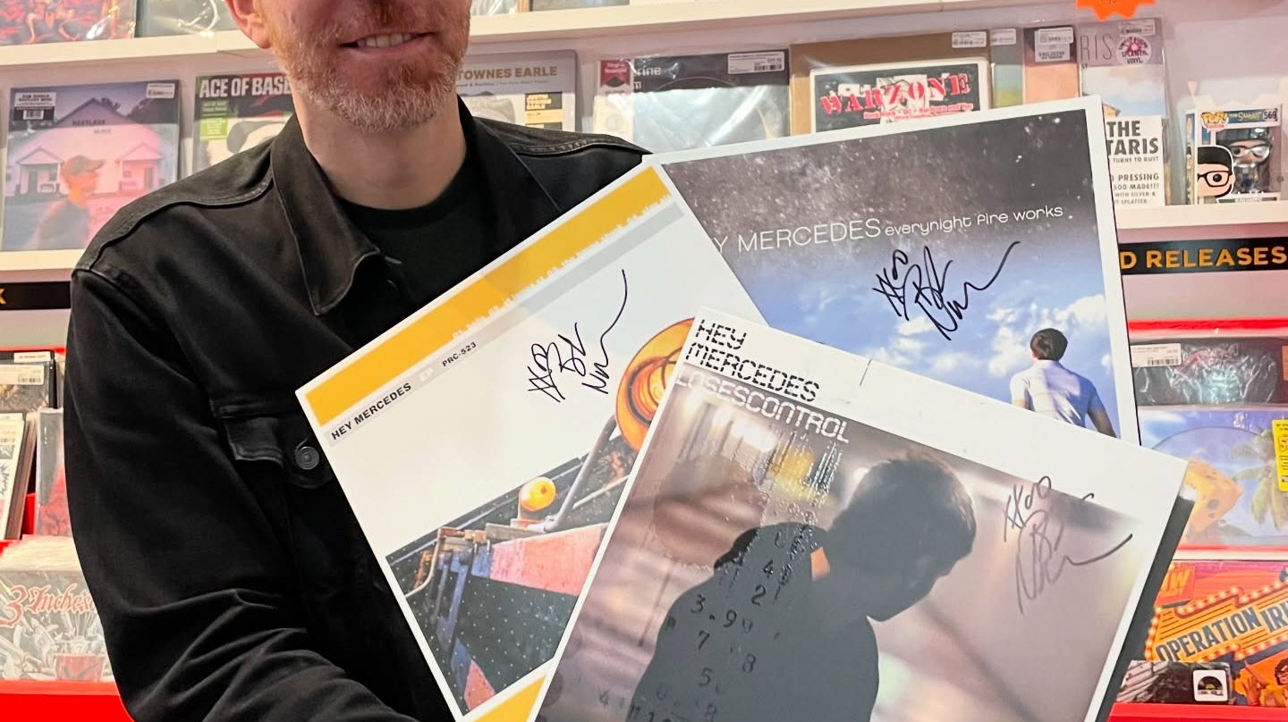 Hey Mercedes Signed LPs