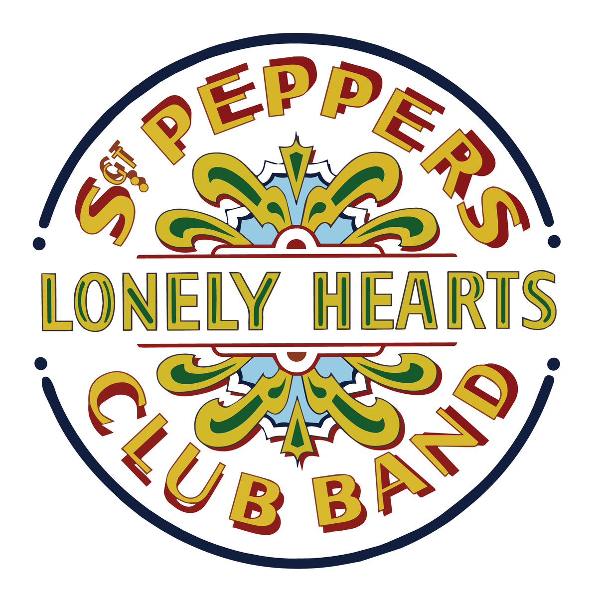 The Beatles "Sgt. Peppers Lonely Hearts Club Band" Slipmat LOUD PIZZA