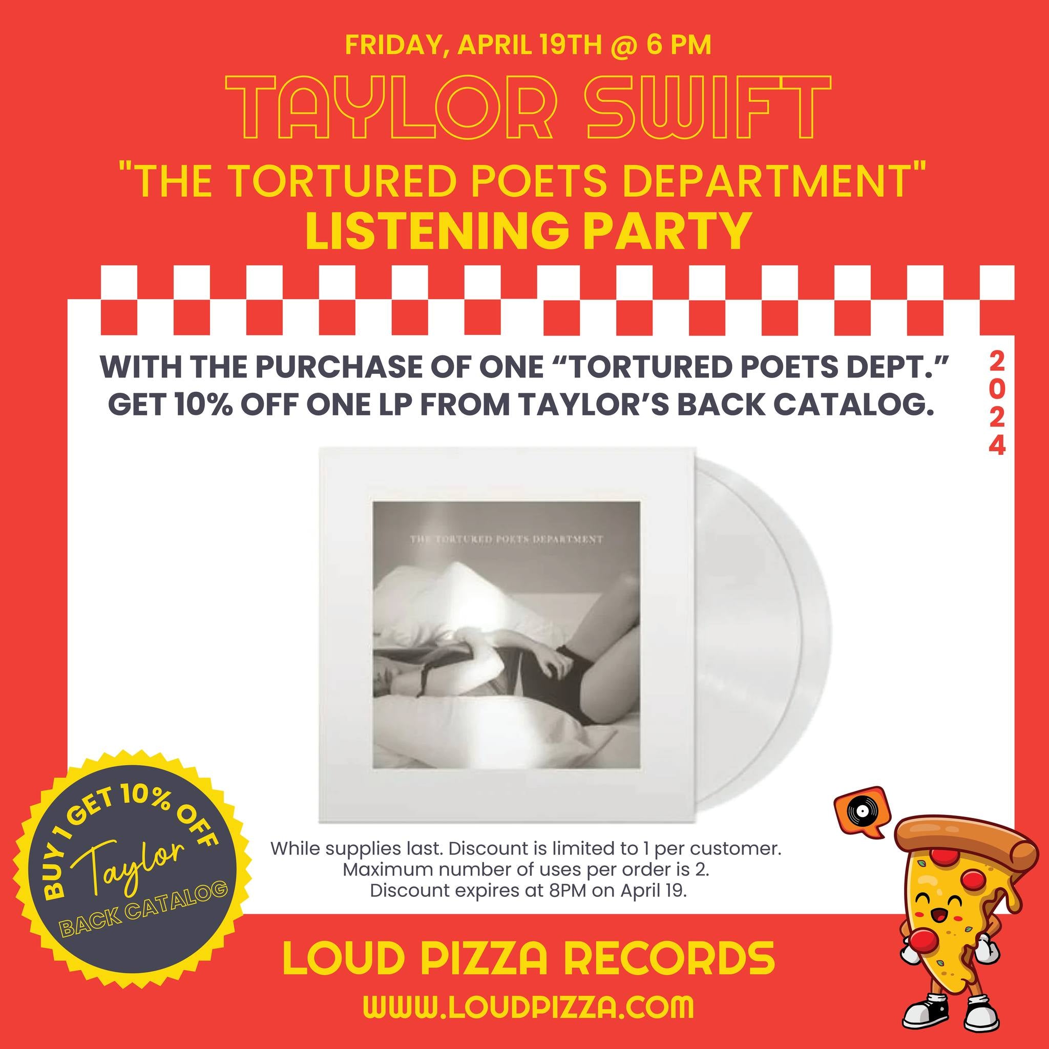 TAYLOR SWIFT "THE TORTURED POETS DEPARTMENT" LISTENING PARTY