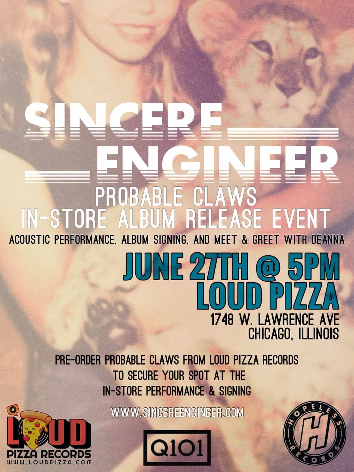 Sincere Engineer "Probable Claws" In-Store