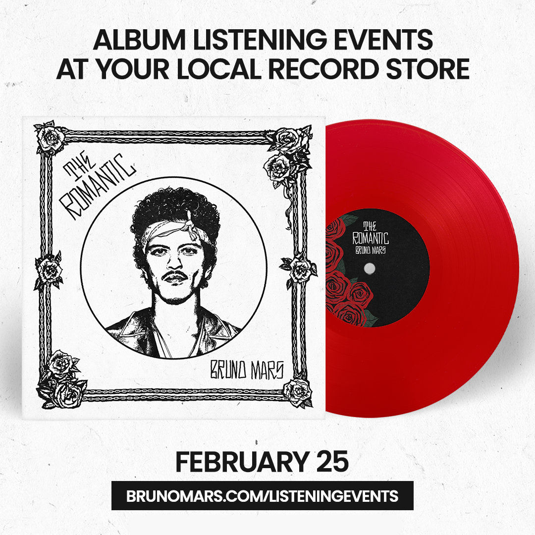 EVENT: BRUNO MARS "THE ROMANTIC" LISTENING PARTY EVENT RSVP