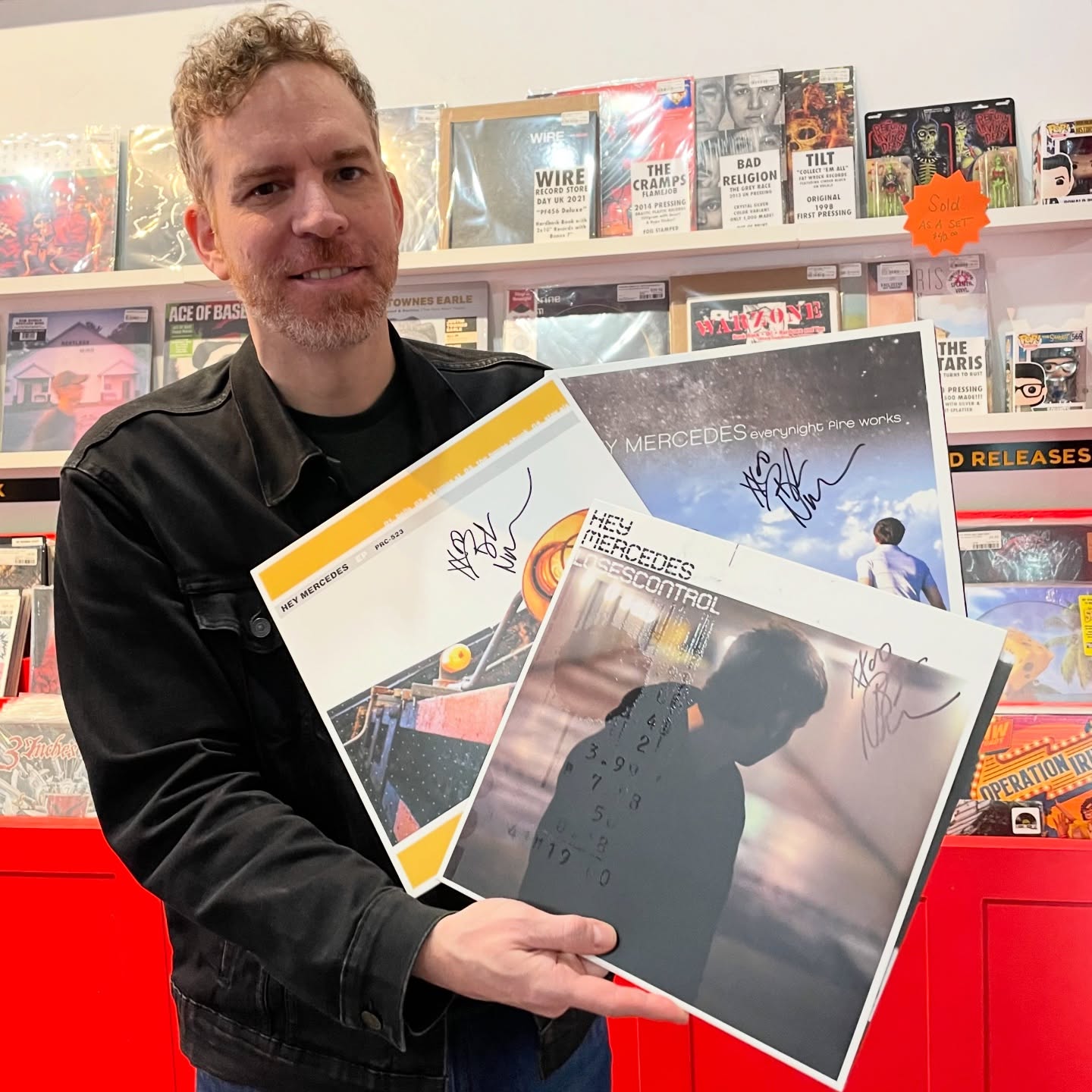 Hey Mercedes Signed LPs