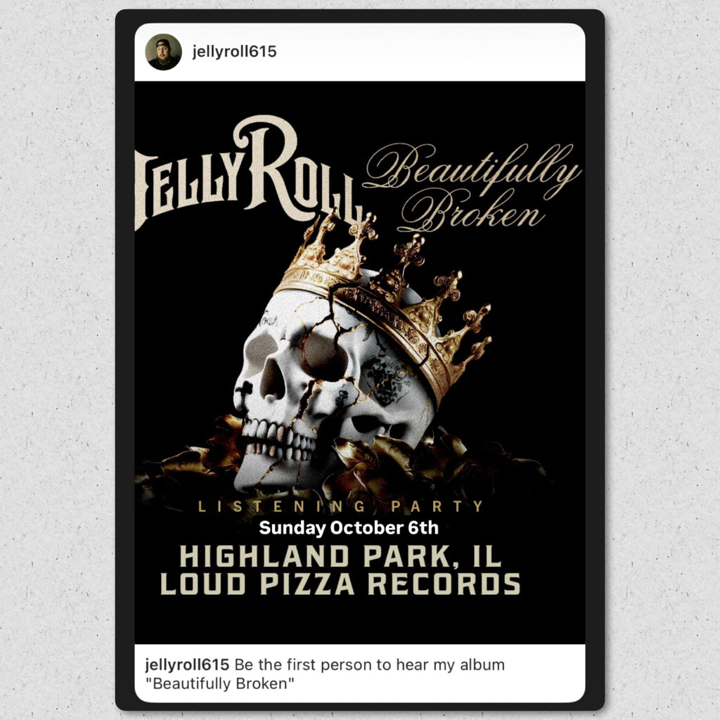 JELLY ROLL “BEAUTIFULLY BROKEN” OFFICIAL LISTENING PARTY