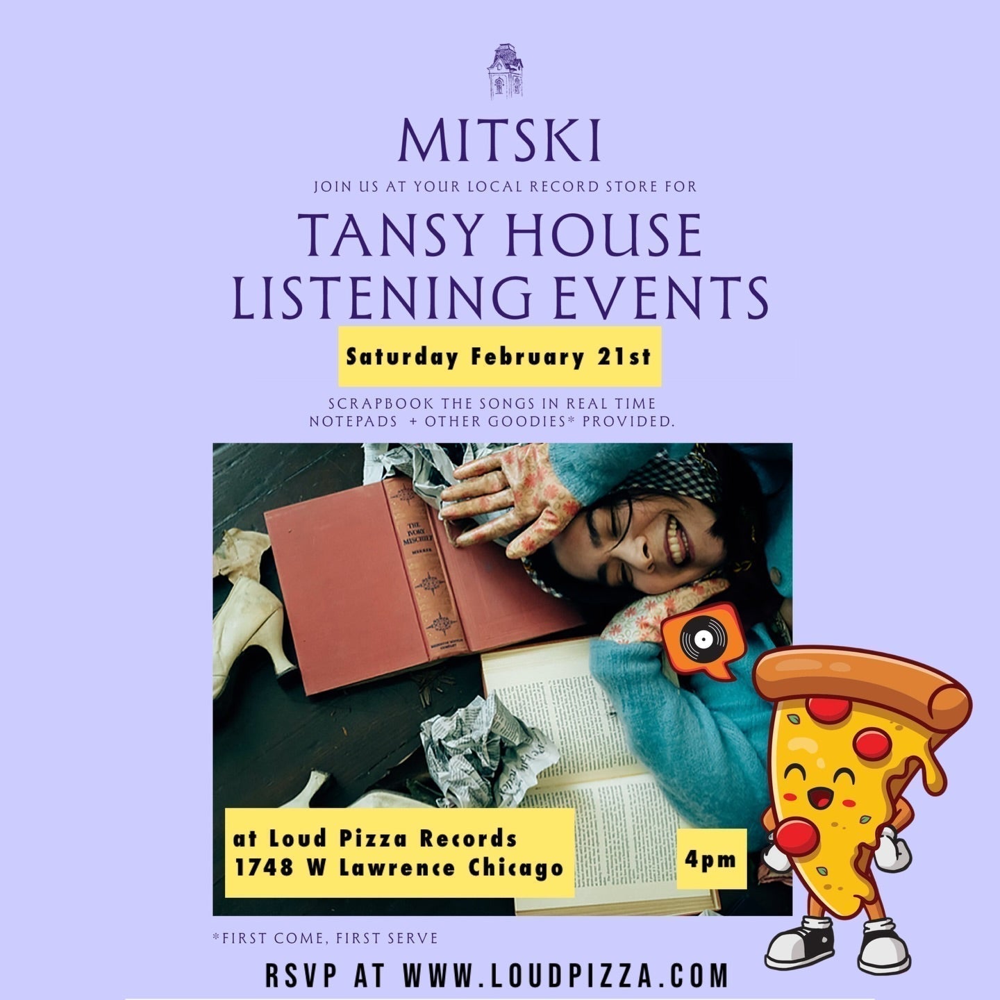 MITSKI "TANSY HOUSE" Listening Party!