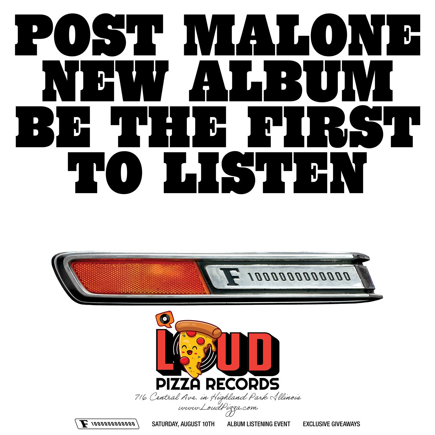 POST MALONE "F-1 TRILLION" Official Listening Party