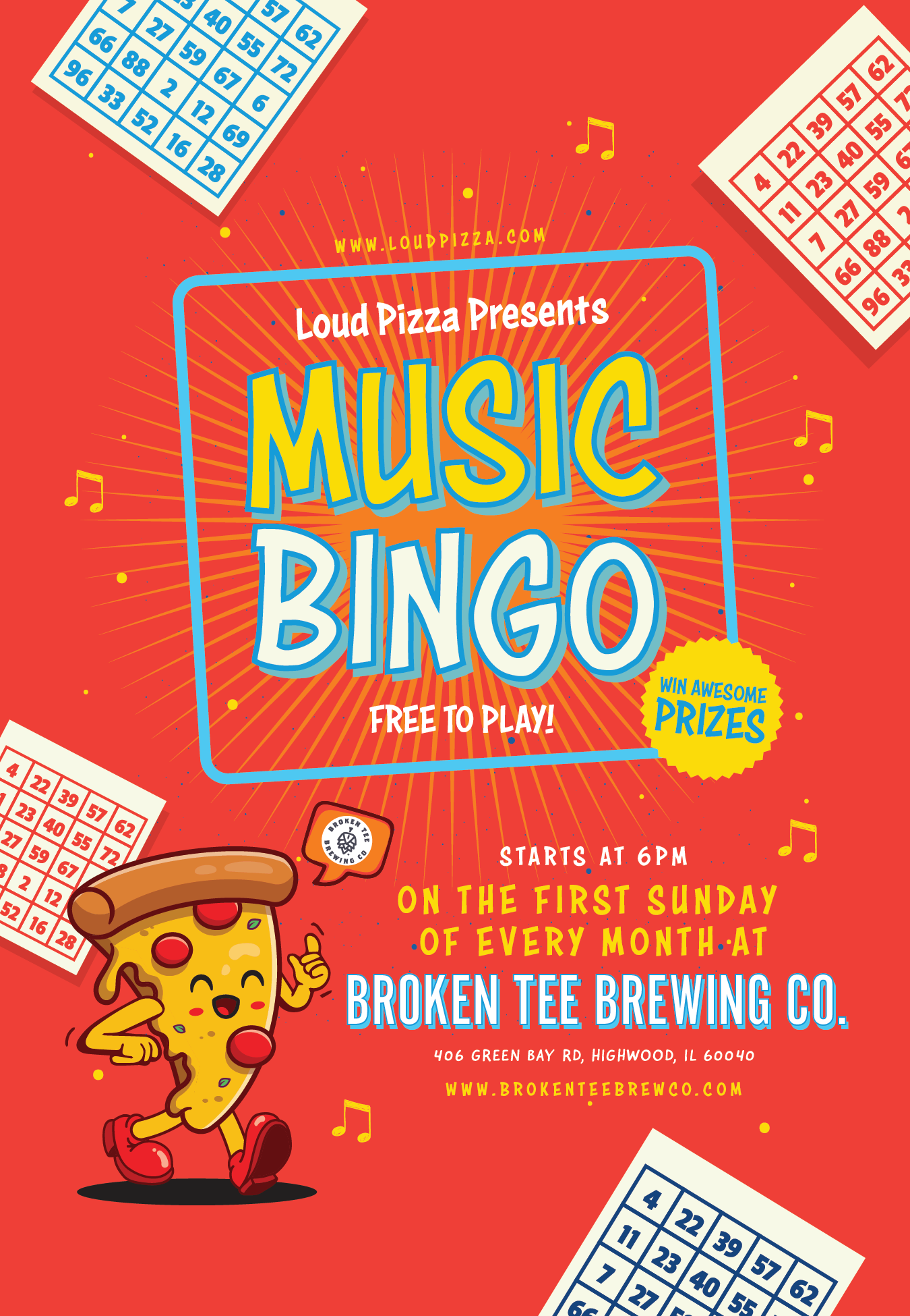Music Bingo... April 2024
