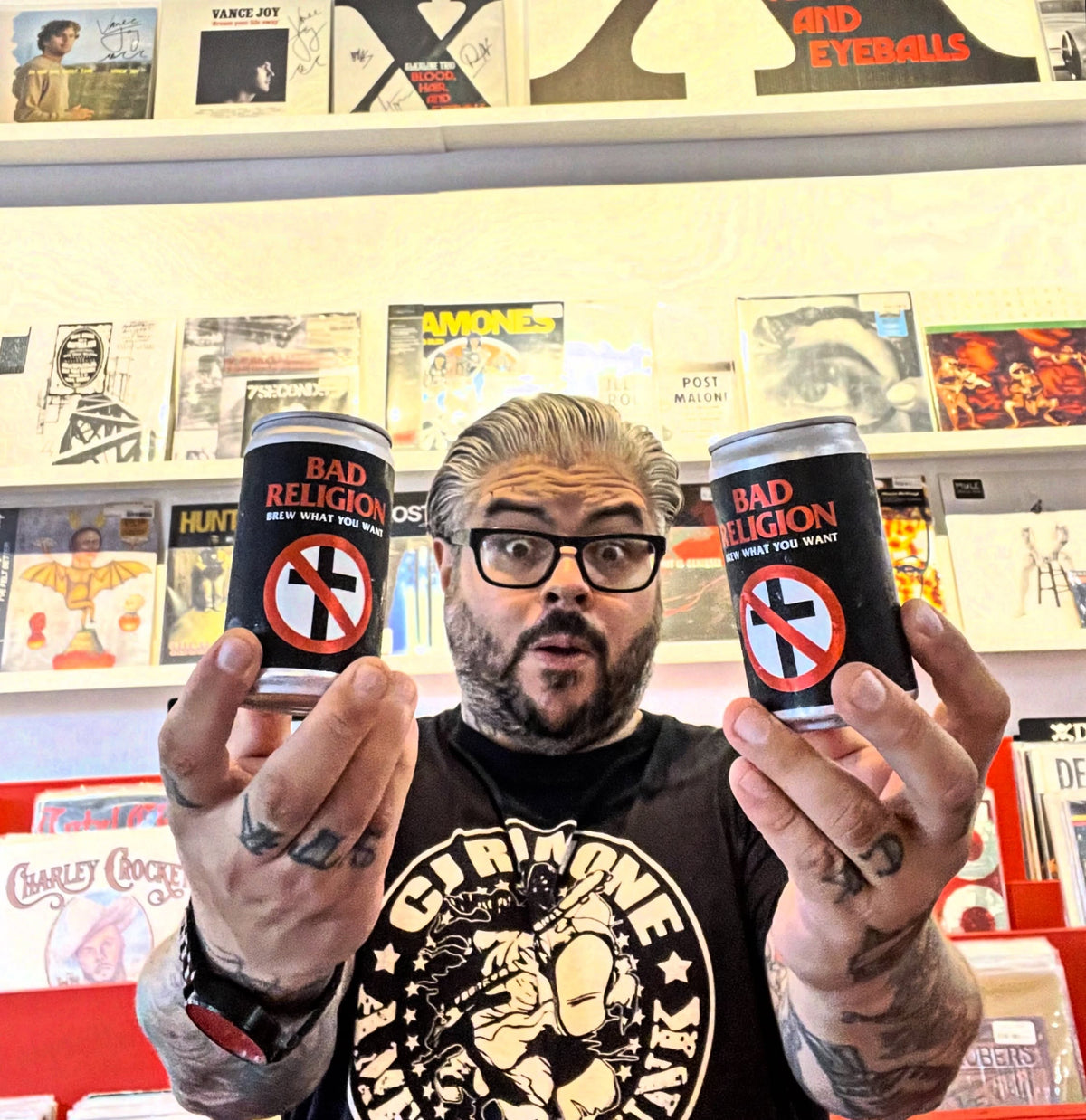 Bad Religion x Dark Matter Coffee at Loud Pizza!