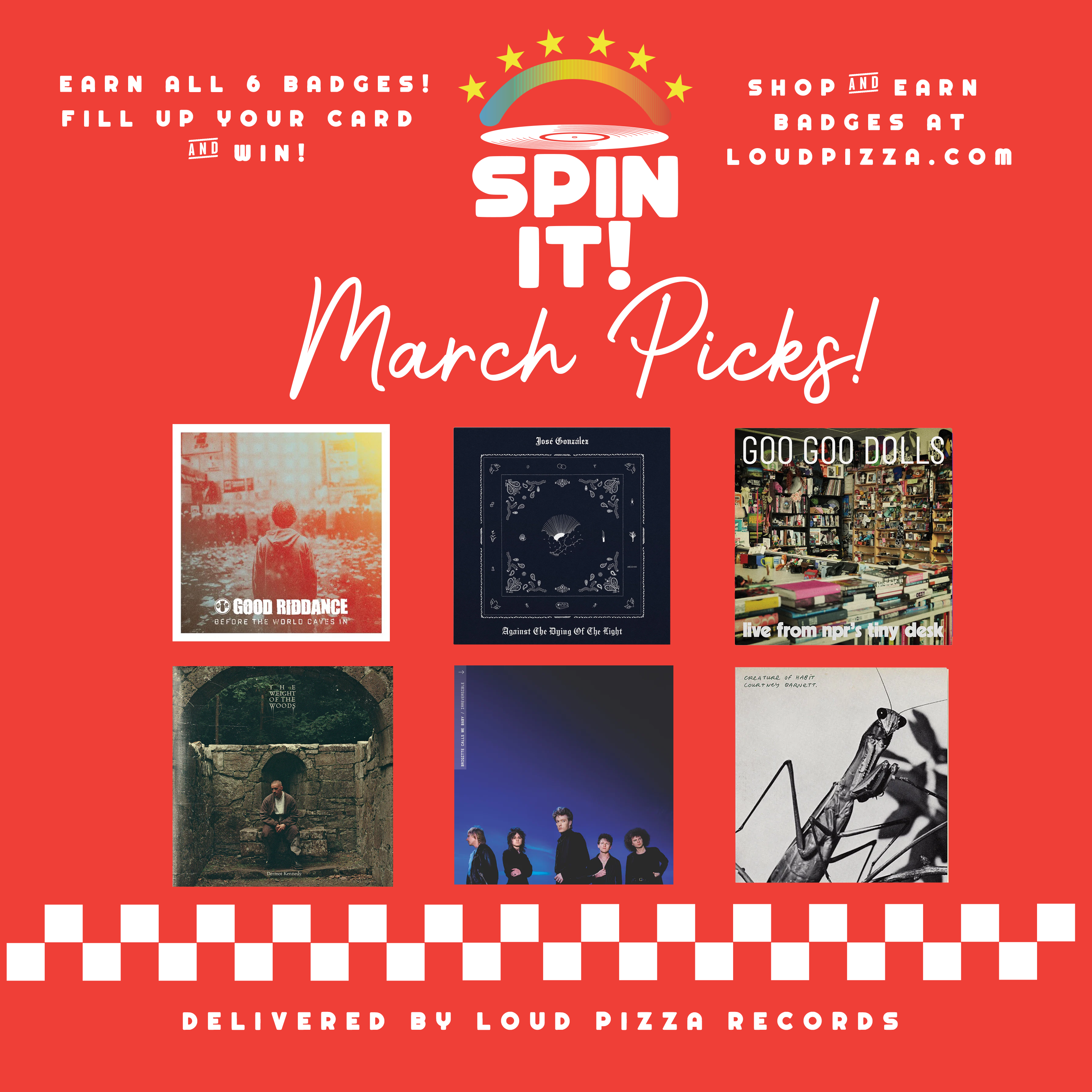 Spin-It! March 2026 Picks!
