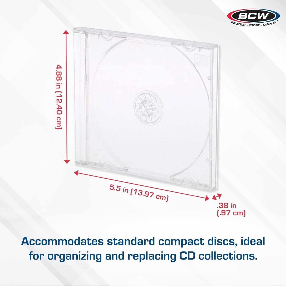 BCW CD Jewel Cases (10 count) – LOUD PIZZA RECORDS
