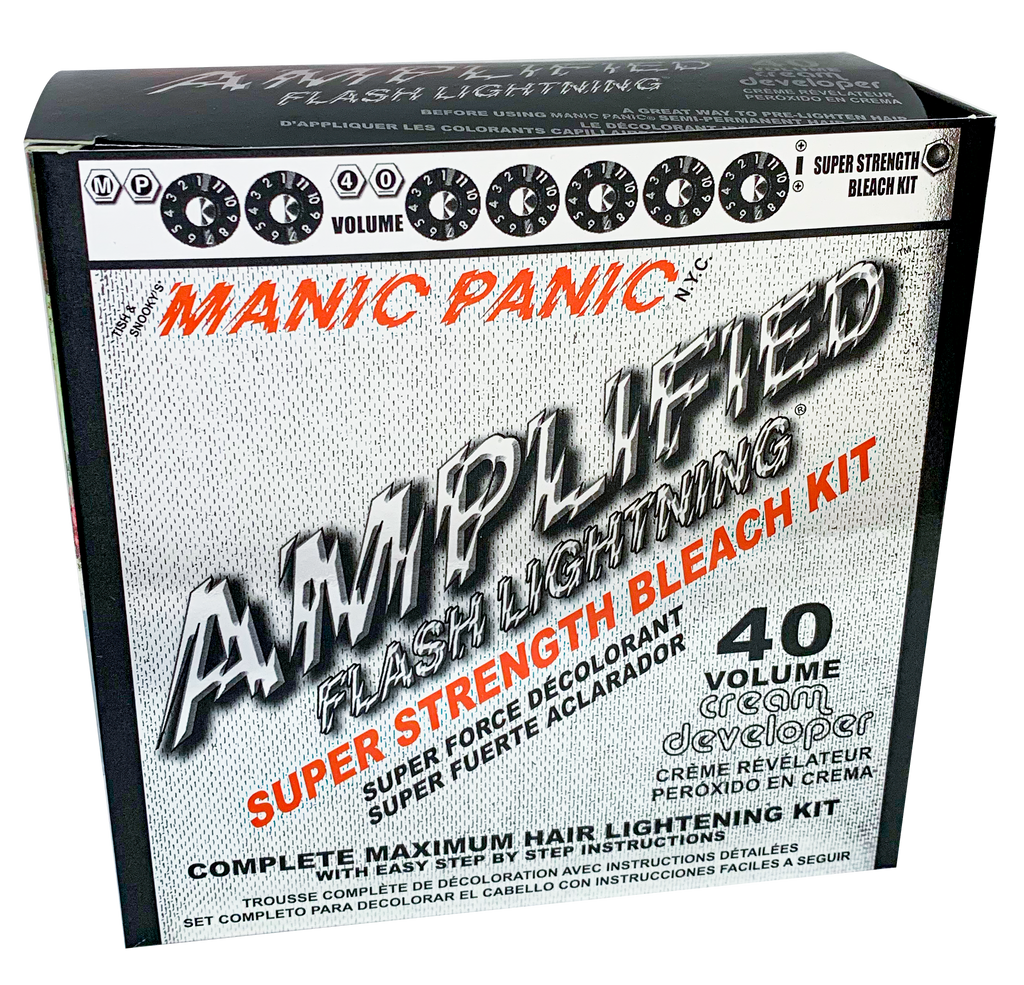 Manic Panic Flash Lightning® Bleach Kit - 30 Volume Cream Developer –  LOUD PIZZA RECORDS